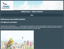 Tablet Screenshot of nabu-kylleifel.de